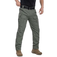 NAVEKULL 남성용 아웃도어 전술 바지 립 스톱 경량 방수 밀리터리 컴뱃 카고 작업 하이킹 팬츠 다크 블루