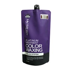 마이헤어스토리 뉴프리미엄 플래티넘 트리트먼트 칼라왁싱 500ml, 애쉬그레이, 1개