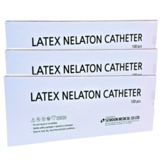 세운메디칼 멸균 넬라톤 카테타 6호 7호 8호 도뇨관 소변줄 네라톤 카테터 100개