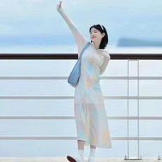 抗UV防曬衣 冰絲透氣超長款連帽防曬服 女