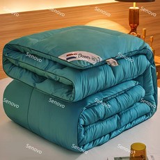 5성급 호텔 스타일 프리미엄 95 화이트 구스다운 겨울 이불, Green