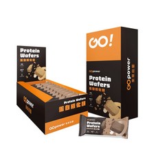 GOpower 果果能量 蛋白威化餅【巧克力】(10入/盒) 高蛋白 蛋白質 健身補給, 1盒, 300g