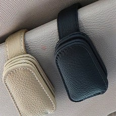 해피이지디자인 자동차안경거치대 클립형차량홀더, 그레이
