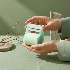 라운드월 뜯어쓰는 스티키 노트 점착식 롤링 스티커 메모지, 1개, 그린