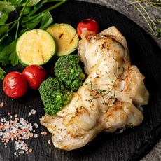 바다받아 메로구이 가마 턱살 냉동 메로생선 스테이크, 1개, 1kg