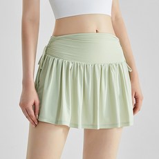 運動短裙 抽繩 防走光 網球 健身裙