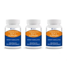 ZingBurst Therapeutics GLP-1 SUPPORT 膳食補充劑 60粒膠囊, 3個, 180份