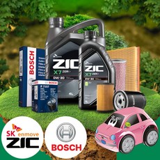 혼다 HR-V 1.8 가솔린 엔진오일필터 세트 지크 X7 제로 0W30