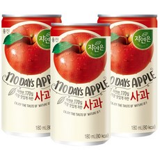 자연은 내사랑 사과주스, 180ml, 30개