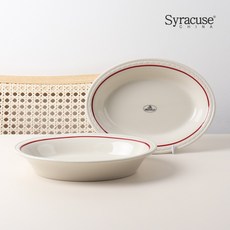 시라쿠스 쉐난고 카디날 타원볼 25cm, 2개, 화이트&버건디라인