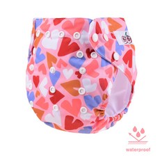 처비체리 천기저귀 커버 사랑해(Clip'heart'), 1개