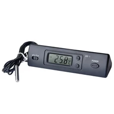 LCD 자동차 온도계 시계 C/F 센서 컨트롤러 프로브 DS-1 실내 조절기, 01 DS-1