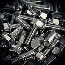 信閣諾 輕量化鋁螺絲 M6*1.0P*23.6 外六角螺絲, 1個, 銀