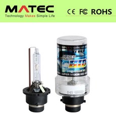 超白光 6000K 8000K D4S 35W HID 氙氣燈泡 無汞設計 原位直上 D4C 鐵支架 全新 一對價, 1個