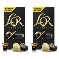 로르 에스프레소 리스트레토, 2개, 52g, 10개입