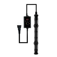 SHINMAO SGA數位顯示防爆玻璃加溫器，數位控制，防爆玻璃，記憶功能，耐高溫防護套，魚缸加熱必備, 1套