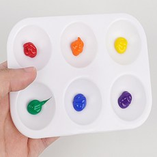 쏭스 미술 미니파레트 6구 물감팔레트