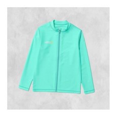 내셔널지오그래픽 키즈 K232URG710 베이직 스몰로고 집업 래쉬가드 MINT GREEN 243757 FE3903436-E2B
