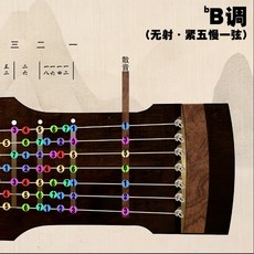 연습용 고금 패드 칠현금 구친 거문고 음소표 현 그림 입문용 가죽 방수 실물 크기 음위도, 구친 B조 무사, 1개
