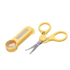 小獅王辛巴 嬰兒剪刀，附放大鏡設計，安全修剪寶寶指甲, 1個