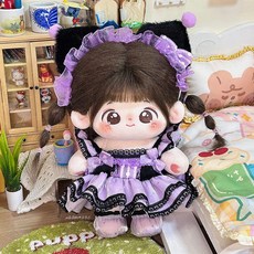 20cm 인형 인형옷 잠옷 공주 아이돌 의상 드레스 솜인형옷 귀여운 로리타 솜깅이 솜인형, 쿠로미