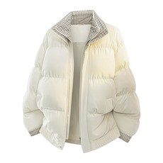 寬鬆時尚休閒潮牌情侶加厚保暖青年學生外套