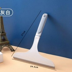 硅膠玻璃刮水器 省時省力 刮水無殘留, 1個, 省時省力 玻璃刮水器 刮水無殘留,精選品質：加大加長面 灰白色 1把裝