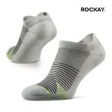 로케이 러닝양말 20FOUR7 기능성 물집방지 압박 양말 런닝 아치 서포트, 화이트라임, 1개