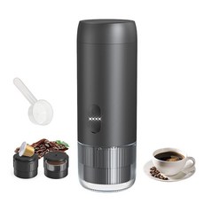 ZDFRBJGㅤㅤㅤㅤ 휴대용 커피 메이커 에스프레소 머신 파우더 캡슐 커피에 적합 RV 캠핑 하이킹 피크닉 사무실 및 가정용으로 편리함 194152, ZDFRBJGㅤㅤㅤㅤ 휴대용 커피 메이커 에스프레소 머