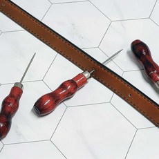 가죽 공예 바늘 구멍뚫기 구두제작 DIY공구 부자재 공방 송곳