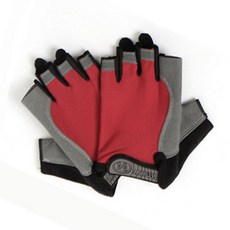 오나스 메쉬 반장갑 M 레드 등산용장갑