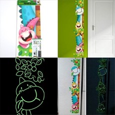 벽지 스티커 데코 대형 유치원 키재기 동물 공룡 장식