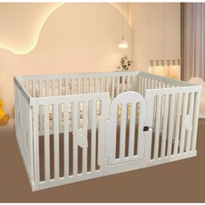 2025新款寵物圍欄 防咬防撞狗圍欄 狗柵欄 可拆疊狗窩耐磨烤漆防鏽材質 圍欄防逃脫不拆家, 1個, 90*90*65cm7片+一扇門 基礎款