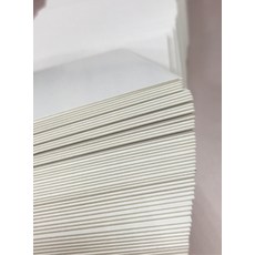 Fion A5/A6 白卡370磅 厚0.5mm B5 字卡/小卡/閃卡/單字卡/卡紙/名片/空白吊卡/厚卡, 1個, A6-10.5x14.8-40張/袋