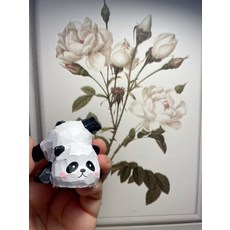 椴木 功夫熊貓 擺件, 如圖所示, 1個