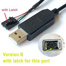 아루바 WiFi AP AP-207 APIN0207 APIN0305 AP305 314 AP315 콘솔 케이블 헤더-AP-CBL-SER JW071A, Ver B wi Latch 80cm, 1개