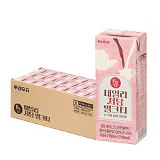 부산우유 데일리 저당 밀크티, 1개, 24개입, 190ml