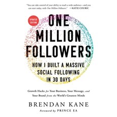 (영문도서)One Million Followers Updated Edition: How I Built a Massive Social Following i... Paperback, Benbella Books, English, 9781637749432
