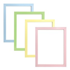 액자365 우드 파스텔 유광 25mm A4 A3 8x10 11x14 사이즈 액자 프레임, 1개, 유광 파스텔 25mm 블루