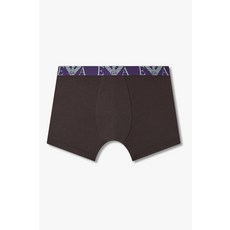 엠포리오 아르마니 EMPORIO ARMANI UNDERWEAR 남성 빅 이글 로고 밴딩 코튼 롱 드로즈_초코 0815312079 2507052869 435622