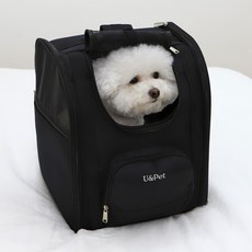 유앤펫 강아지 고양이 퍼펙트원 유앤백 이동가방 캐리어(4in1) (백팩+토드백+유모차+카시트), M, 블랙, 미추가, 1개, 블랙