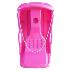 노르딕 등받이 눈썰매 ND7 블랙 끈 랜덤발송, 1개