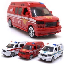 아트박스/데코앤 사운드 불빛 긴급출동 경찰소방구급 미니카, 상세설명 참조, 긴급출동(소방)