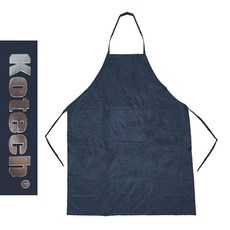 앞치마 방수 앞면포켓 주방작업 검정비닐소재