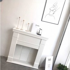 벽난로콘솔 레스토랑 엔틱 장식장 상품 유럽풍 1m 북유럽, B. 1m 벽난로 캐비닛 아이보리