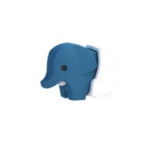 哈福 恐龍寶寶系列 磁吸小恐龍 兒童益智磁力拼裝積木玩具模型, 小象帶尿不溼, 1個