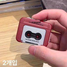 미니 녹음기 녹취기 보이스레코더 볼펜 회의 회사 차량용, 레드 미니 녹음기 2개, 기본 모델명/품번
