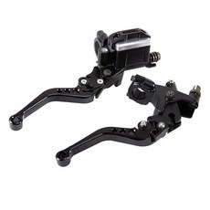 오토바이 브레이크 핸들 핸들바 유압 클러치 마스터 실린더 레버, 1개