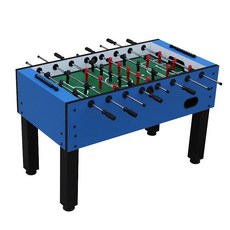 테이블 샤커 축구 보드 게임 기 휴게실 술집 놀이, 로얄 블루 축구 모델의 길이 1.4m, 1개
