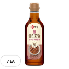 백설 쌀 올리고당, 700g, 7개